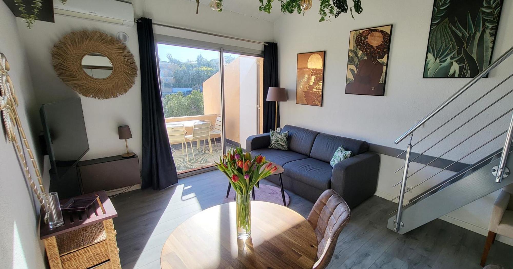 Appartement En Residence Avec Piscine บ็องโดล ภายนอก รูปภาพ
